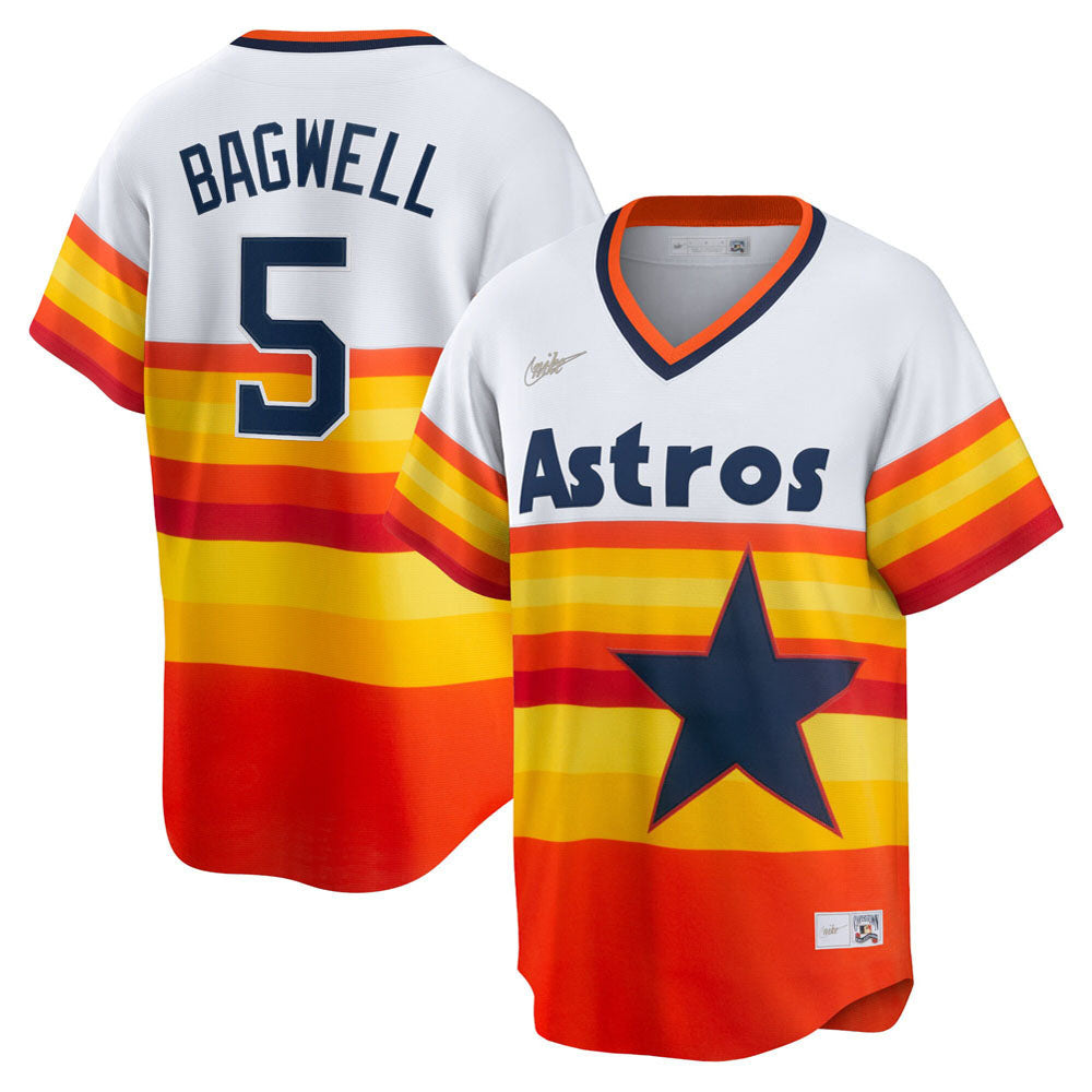 Men's Houston Astros Jeff Bagwell Home Cooperstown Collection Player Jersey - White